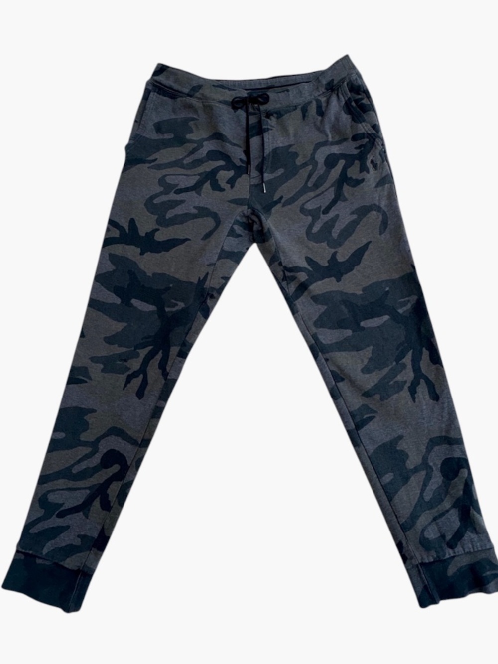 Polo Ralph Lauren Mens Camo Joggers XL Slim Fit Performance Gray Sweatpants